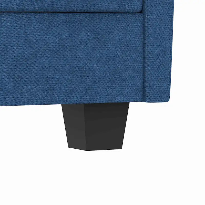 U-Shaped Fabric Sofa with Armrest Pocket Storage, Gray Upholstery
