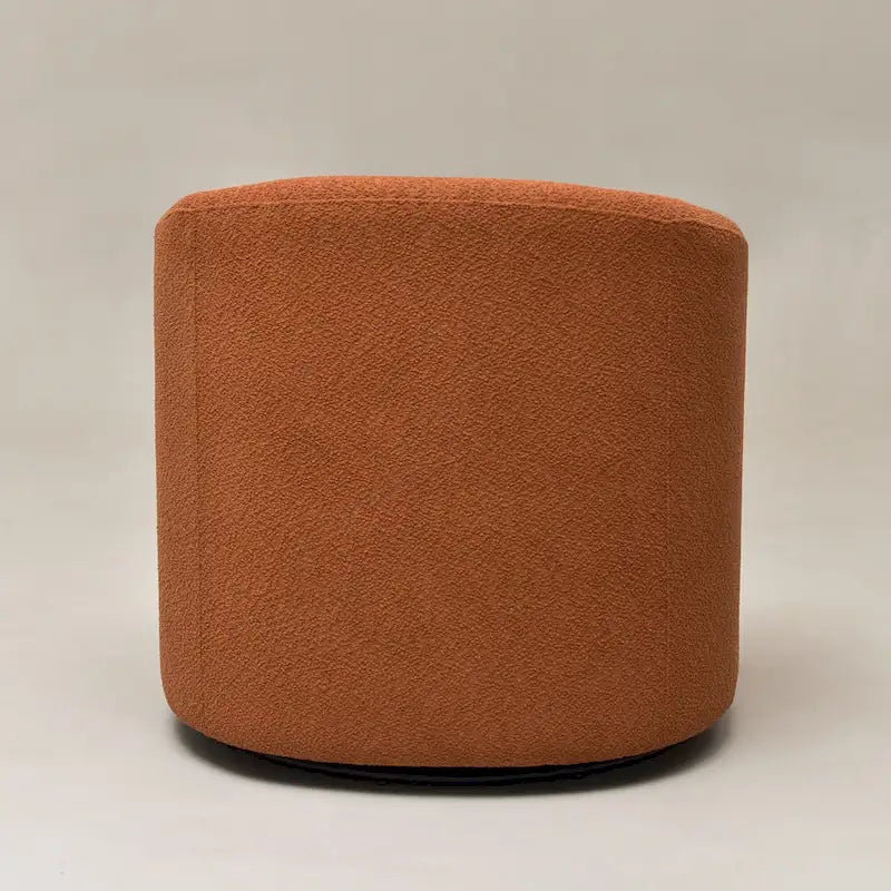 Boucle Upholstered Swivel Barrel Accent Armchair Multi-Color Options