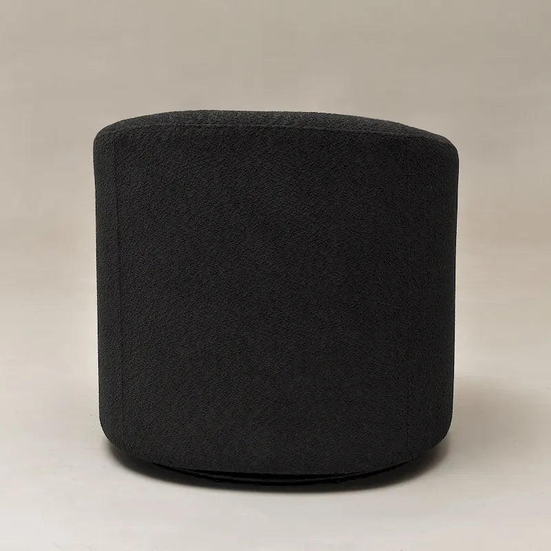 Boucle Upholstered Swivel Barrel Accent Armchair Multi-Color Options