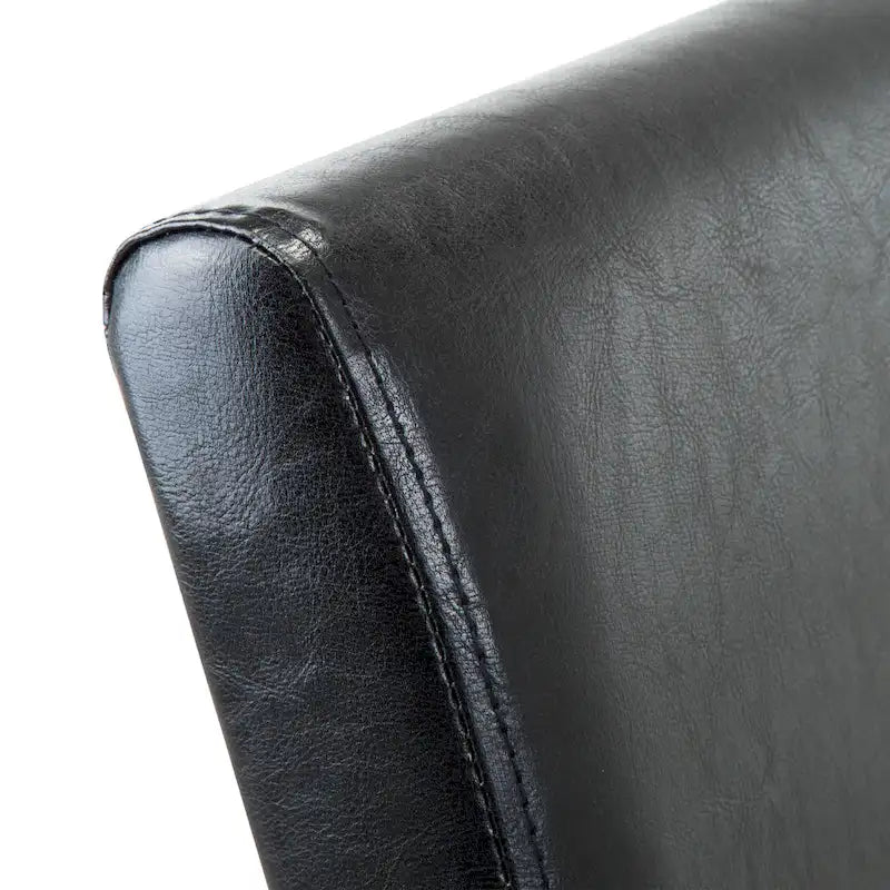 Upholstered Parsons Dining Chair with Solid Wood Legs, Grey or Black